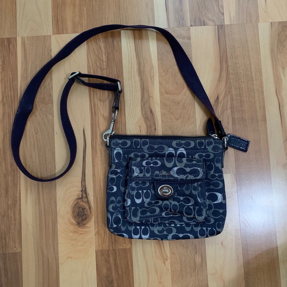 Coach denim crossbody
